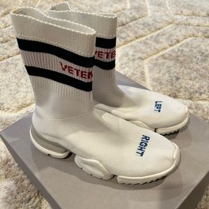 Vetements white sock sneaker ***unisex**